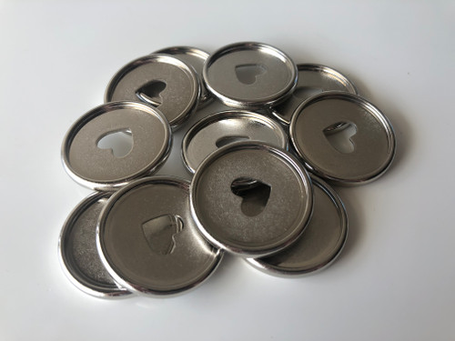 Plastic Planner Discs - Medium (35mm) - Silver - Set of 11